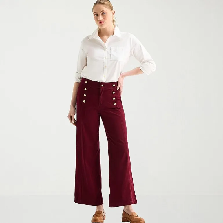 St. John's Bay Womens Tall Wide Leg Trouser