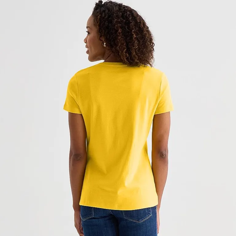 St. John's Bay Womens V Neck Short Sleeve T-Shirt