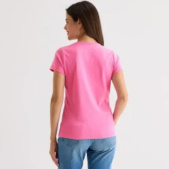 St. John's Bay Womens V Neck Short Sleeve T-Shirt