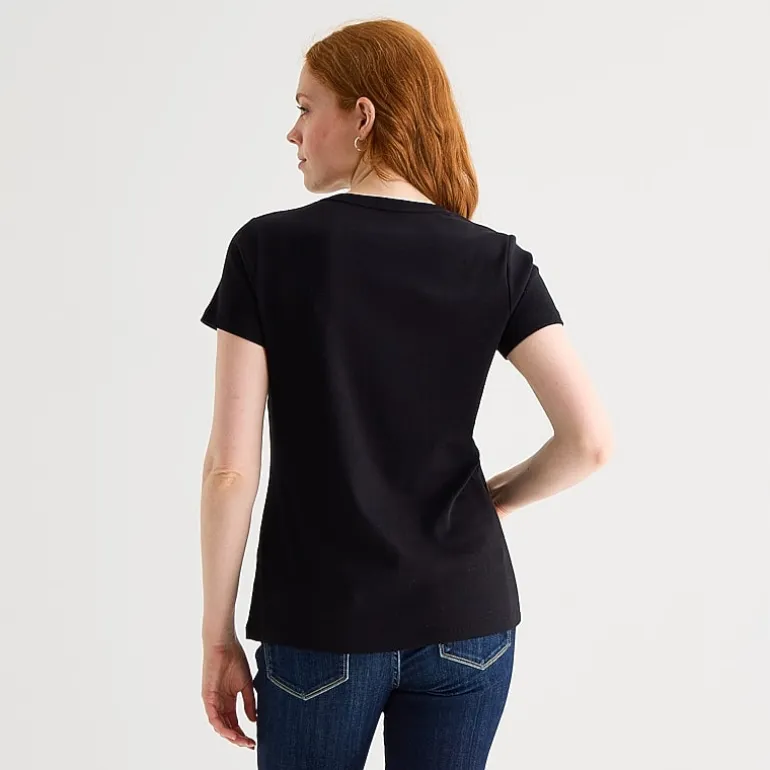 St. John's Bay Womens V Neck Short Sleeve T-Shirt