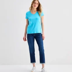 St. John's Bay Womens V Neck Short Sleeve T-Shirt