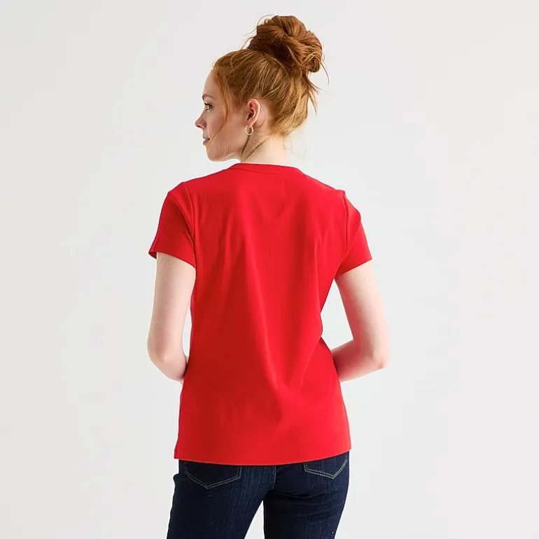 St. John's Bay Womens V Neck Short Sleeve T-Shirt