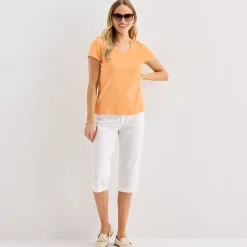 St. John's Bay Womens V Neck Short Sleeve T-Shirt