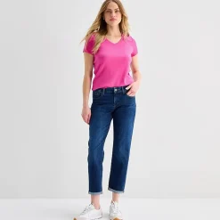 St. John's Bay Womens V Neck Short Sleeve T-Shirt