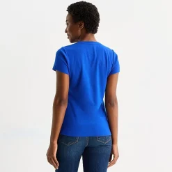 St. John's Bay Womens V Neck Short Sleeve T-Shirt