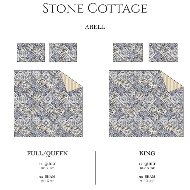 Stone Cottage Arell Quilt Set