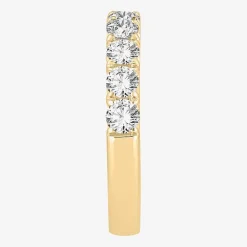 9-Stone (H-I / Si1-Si2) Womens 2 CT. T.W. Lab Grown White Diamond 14K Gold Wedding Band