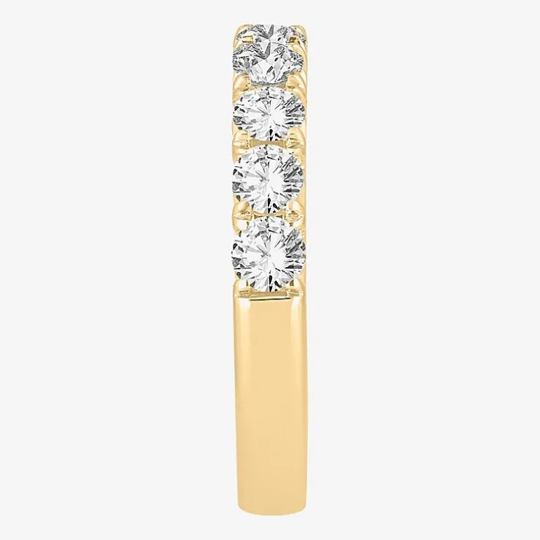 9-Stone (H-I / Si1-Si2) Womens 2 CT. T.W. Lab Grown White Diamond 14K Gold Wedding Band