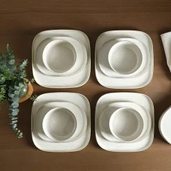 Stone + Lain Cairo 24-pc. Stoneware Dinnerware Set