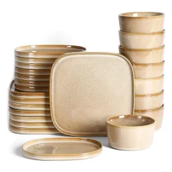 Stone + Lain Cairo 24-pc. Stoneware Dinnerware Set