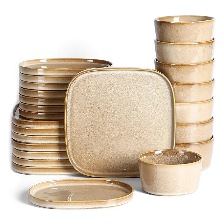 Stone + Lain Cairo 24-pc. Stoneware Dinnerware Set