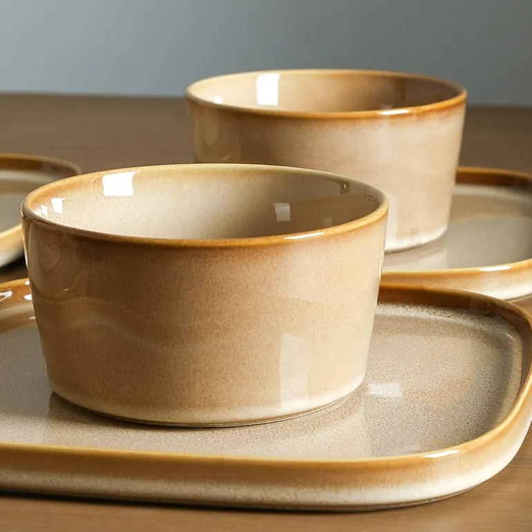 Stone + Lain Cairo 24-pc. Stoneware Dinnerware Set