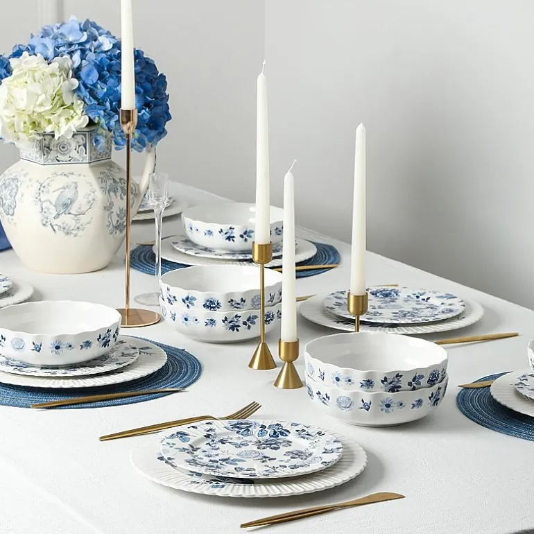 Stone + Lain Fiore 4-pc. Bone China Dinnerware Set