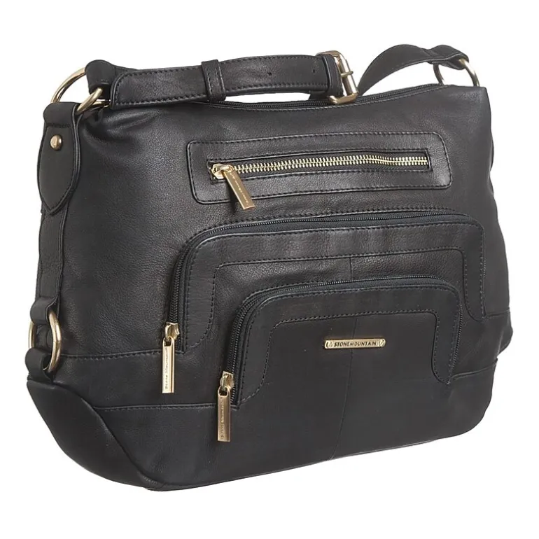 Stone Mountain Leather Montauk Boat Bottom Hobo Bag