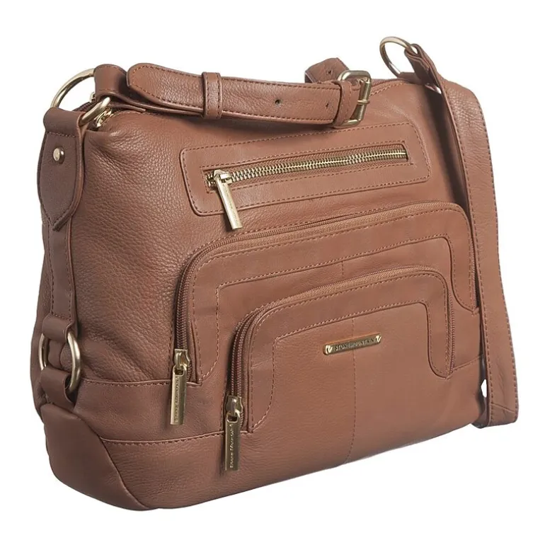 Stone Mountain Leather Montauk Boat Bottom Hobo Bag