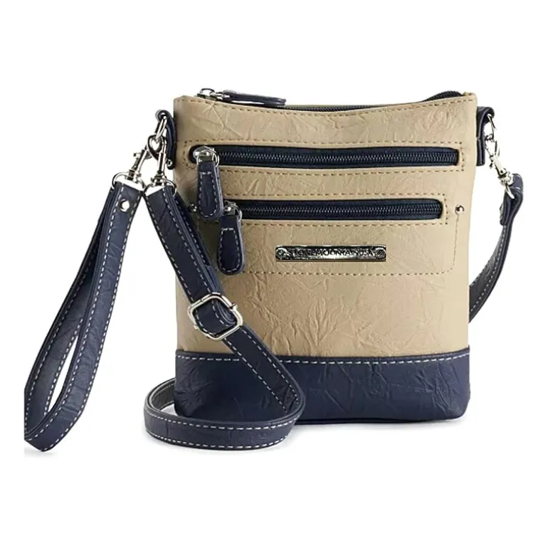 Stone Mountain North South 3-Bagger Washed Crossbody Bag