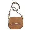 Stone Mountain Palamino Suede Mini Flap Crossbody Bag