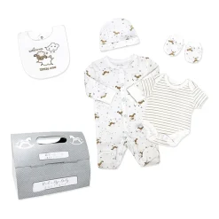 3 Stories Trading Company Baby Unisex 5-pc. Baby Clothing Set
