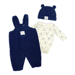 3 Stories Trading Company Baby Boys 3-pc. Jumpsuit Set
