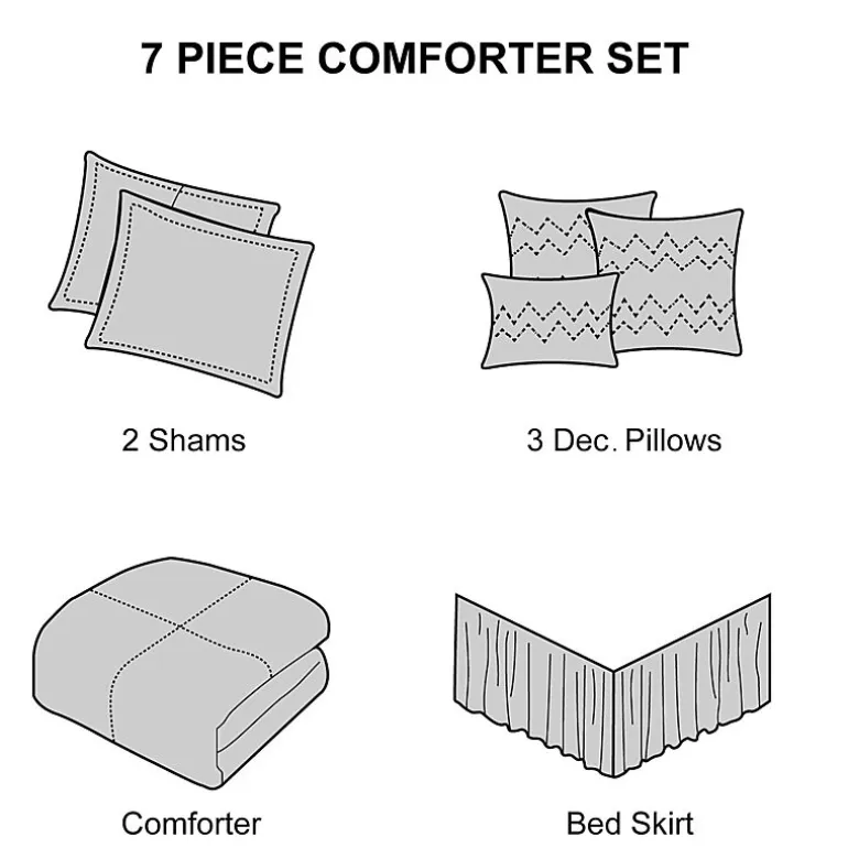 Stratford Park Katelin 7pc Comforter Set