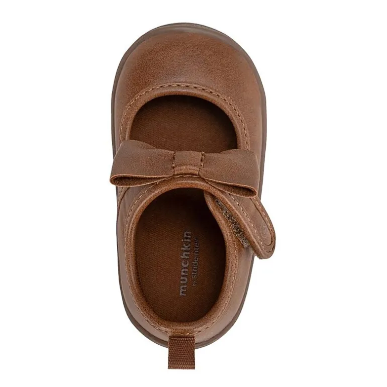 stride rite® Munchkin Cecily Girls Round Closed Toe Slip-On Shoe