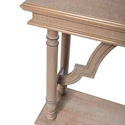 StyleCraft Gray Wash Wood Trestle Console Table