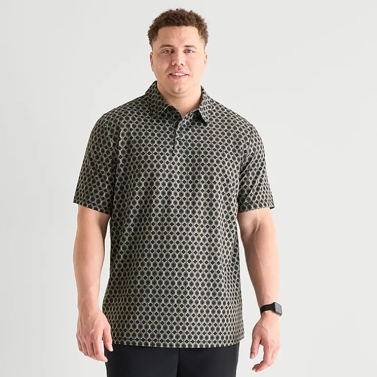 Stylus Big and Tall Mens Regular Fit Short Sleeve Polo Shirt