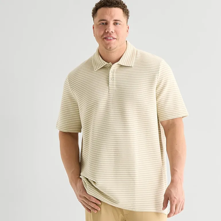 Stylus Big and Tall Mens Regular Fit Short Sleeve Polo Shirt