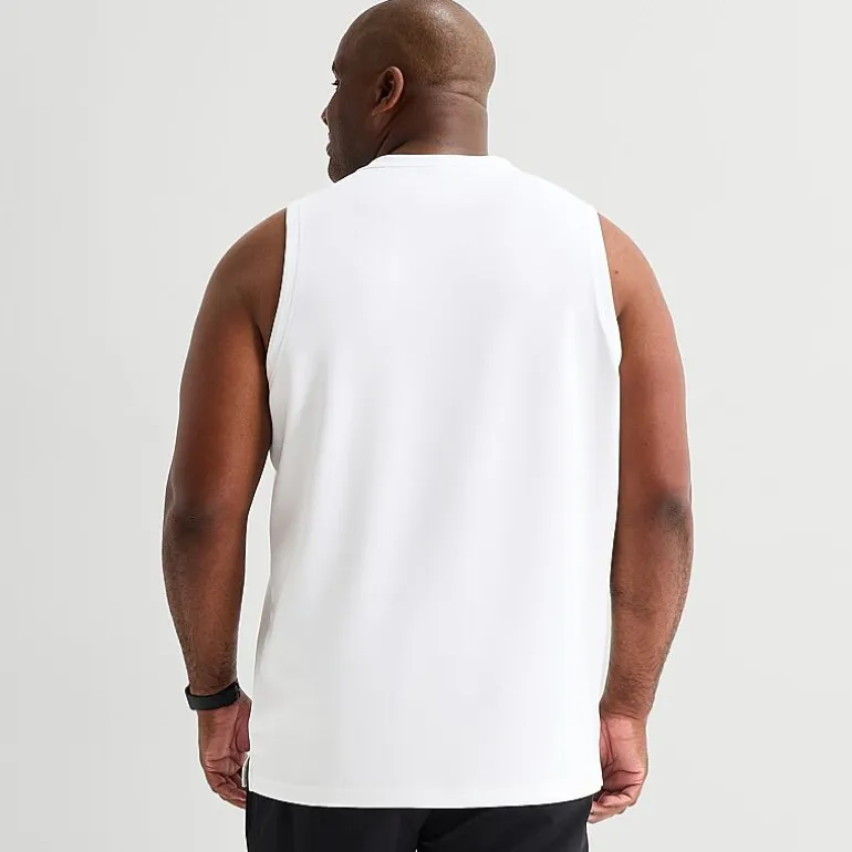 Stylus Mens Crew Neck Sleeveless Big and Tall Muscle T-Shirt