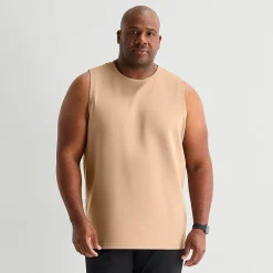 Stylus Mens Crew Neck Sleeveless Big and Tall Muscle T-Shirt