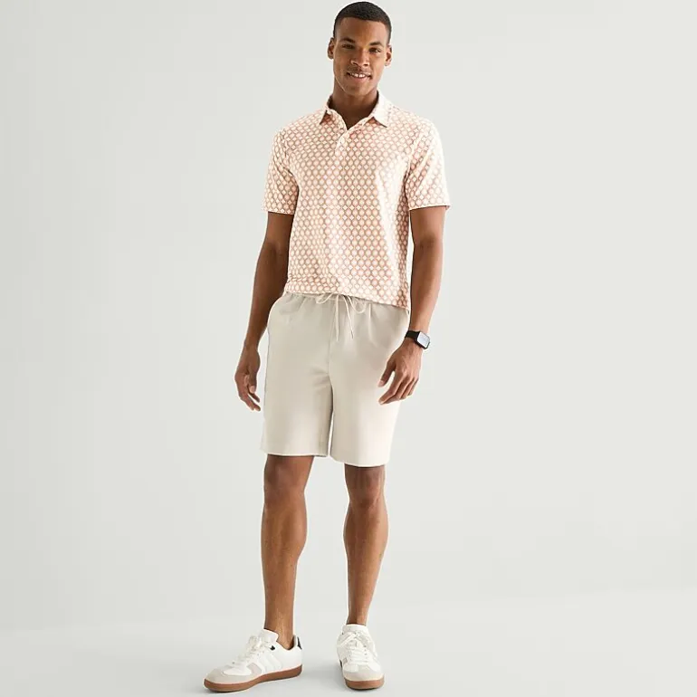 Stylus Mens Fitted Short Sleeve Polo Shirt
