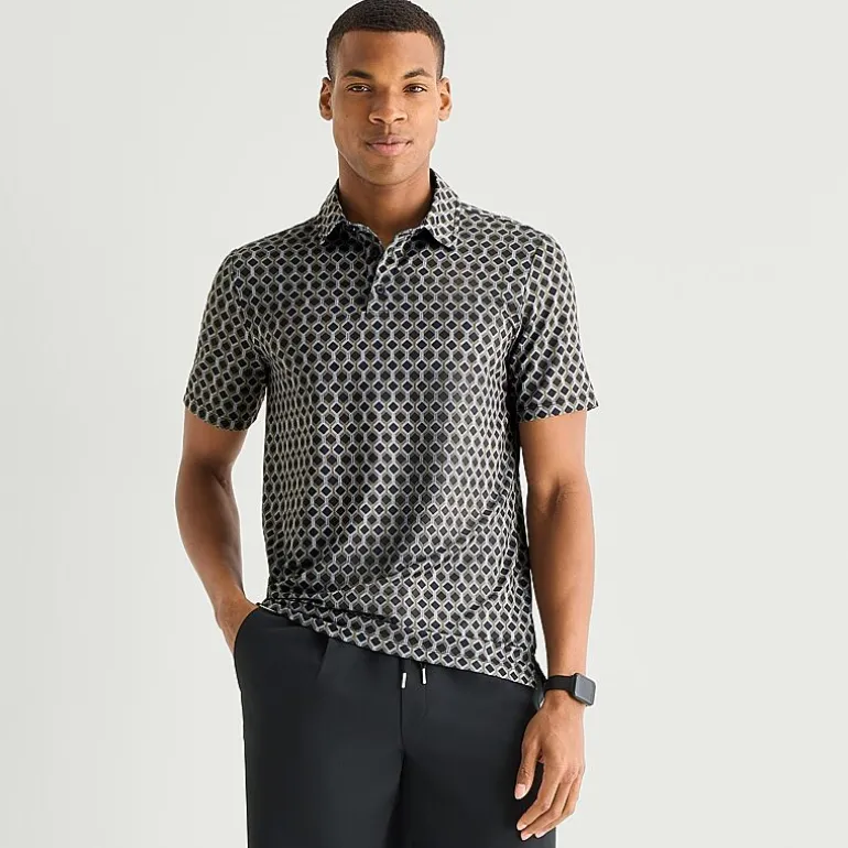 Stylus Mens Fitted Short Sleeve Polo Shirt
