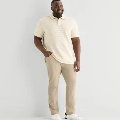 Stylus Mens Regular Fit Big and Tall Flat Front Pant