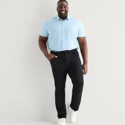 Stylus Mens Regular Fit Big and Tall Flat Front Pant