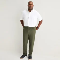 Stylus Mens Regular Fit Big and Tall Flat Front Pant