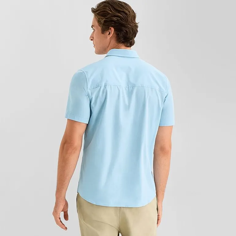Stylus Mens Short Sleeve Regular Fit Button-Down Shirt