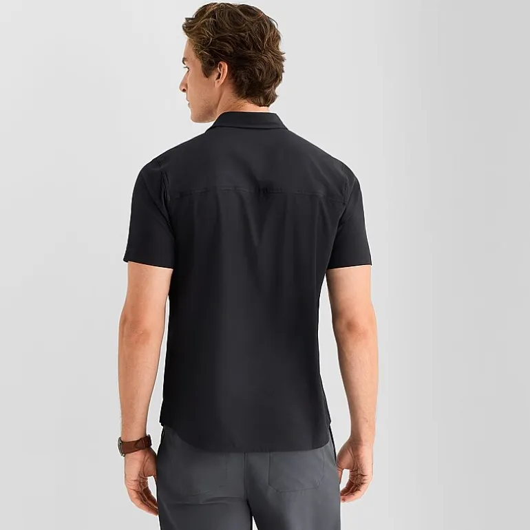 Stylus Mens Short Sleeve Regular Fit Button-Down Shirt
