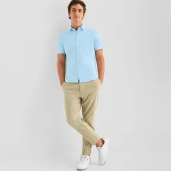 Stylus Mens Short Sleeve Regular Fit Button-Down Shirt