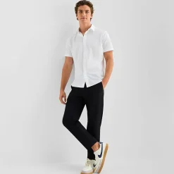 Stylus Mens Short Sleeve Regular Fit Button-Down Shirt