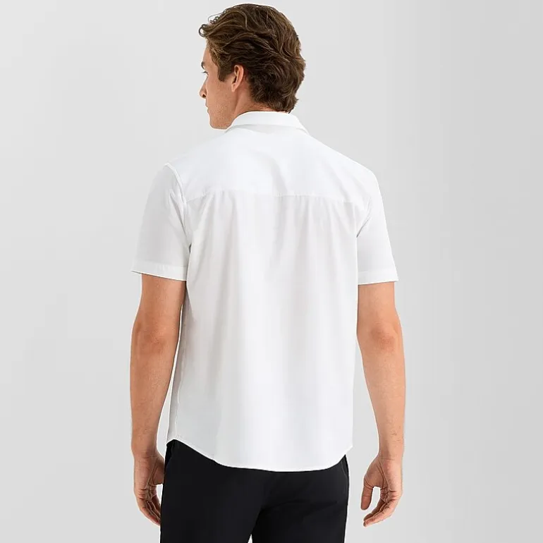Stylus Mens Short Sleeve Regular Fit Button-Down Shirt