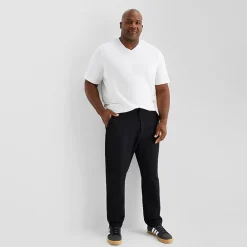 Stylus Mens Slim Fit Big and Tall Flat Front Pant