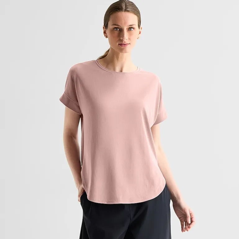 Stylus Womens Crew Neck Short Sleeve T-Shirt