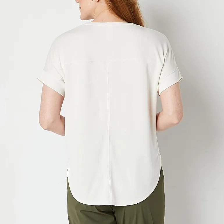Stylus Womens Crew Neck Short Sleeve T-Shirt