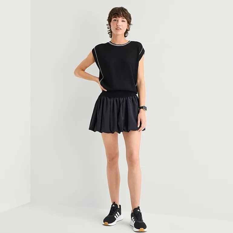 Stylus Womens Crew Neck Sleeveless Pullover Sweater