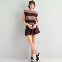 Stylus Womens Crew Neck Sleeveless Pullover Sweater