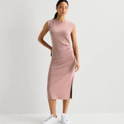 Stylus Womens Crew Neck Sleeveless Sheath Dress