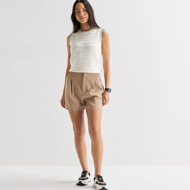 Stylus Womens High Rise Pull-On Short