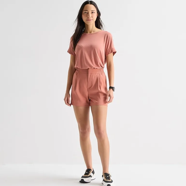 Stylus Womens High Rise Pull-On Short