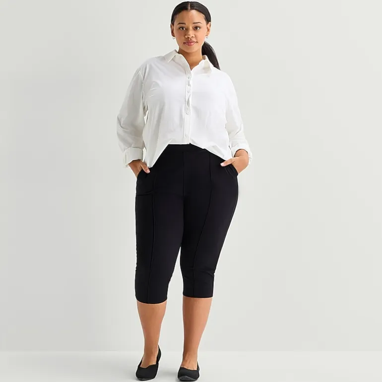Stylus Womens Plus Capri Pant