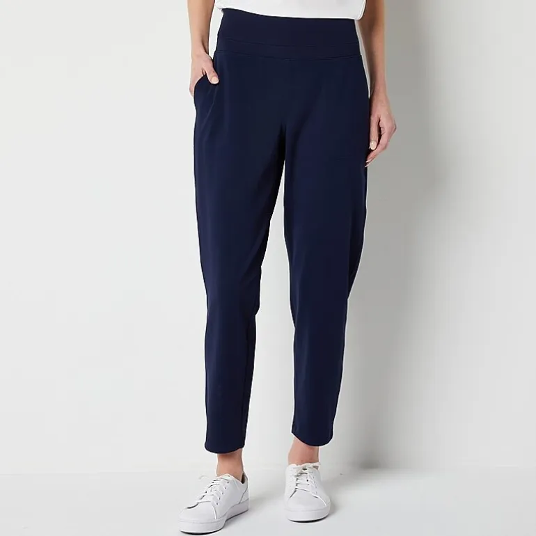 Stylus Womens Tapered High Rise Pull-On Pant